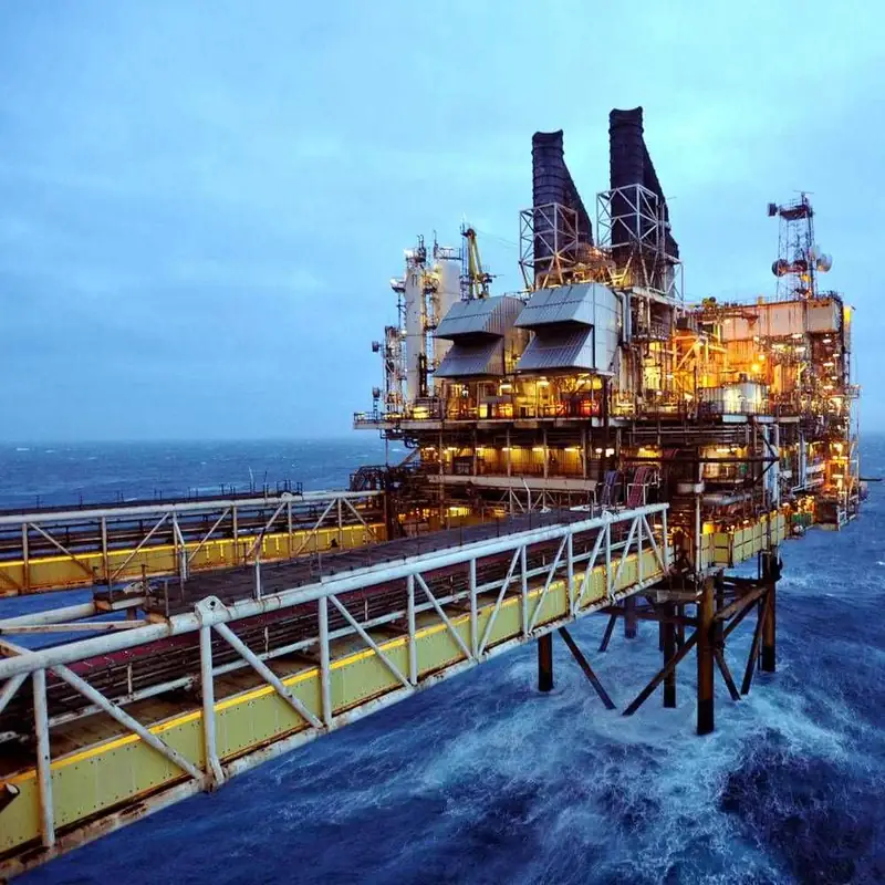 Oil and gas plant