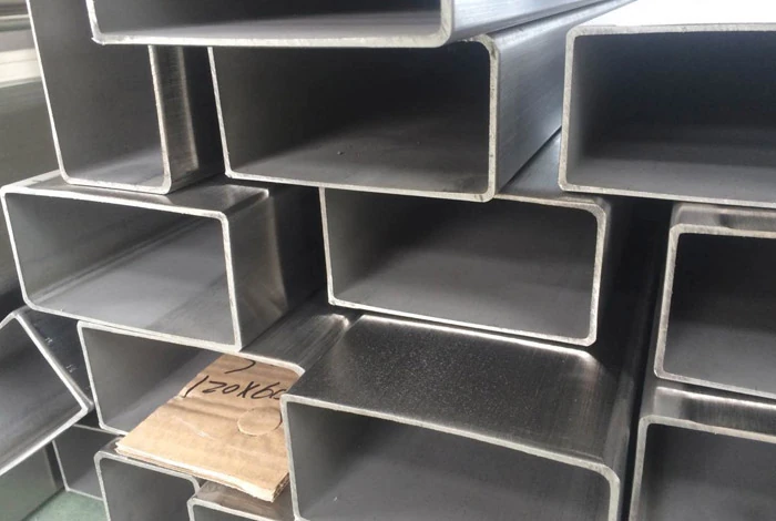 Stainless steel rectangular tubes
